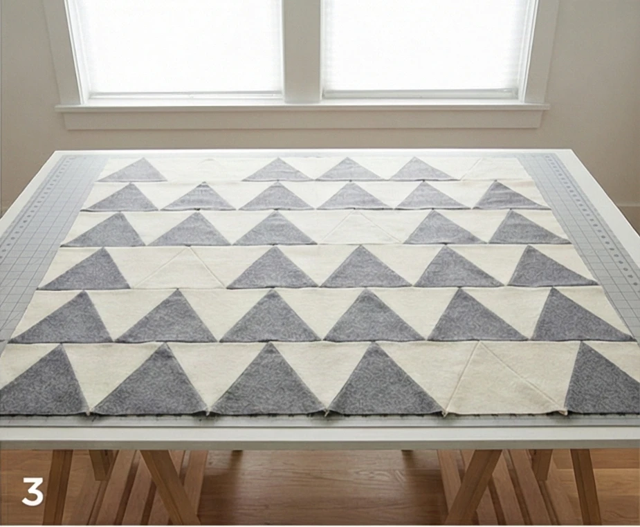 Scandinavian-Inspired Wool Quilts in Soft Neutral Winter Tones