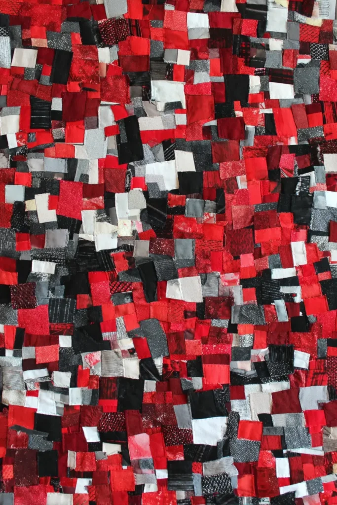 Scrap-Friendly Quilt Pattern for Eclectic Wall Art