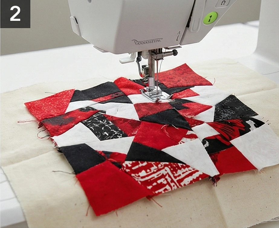 Scrap-Friendly Quilt Pattern for Eclectic Wall Art