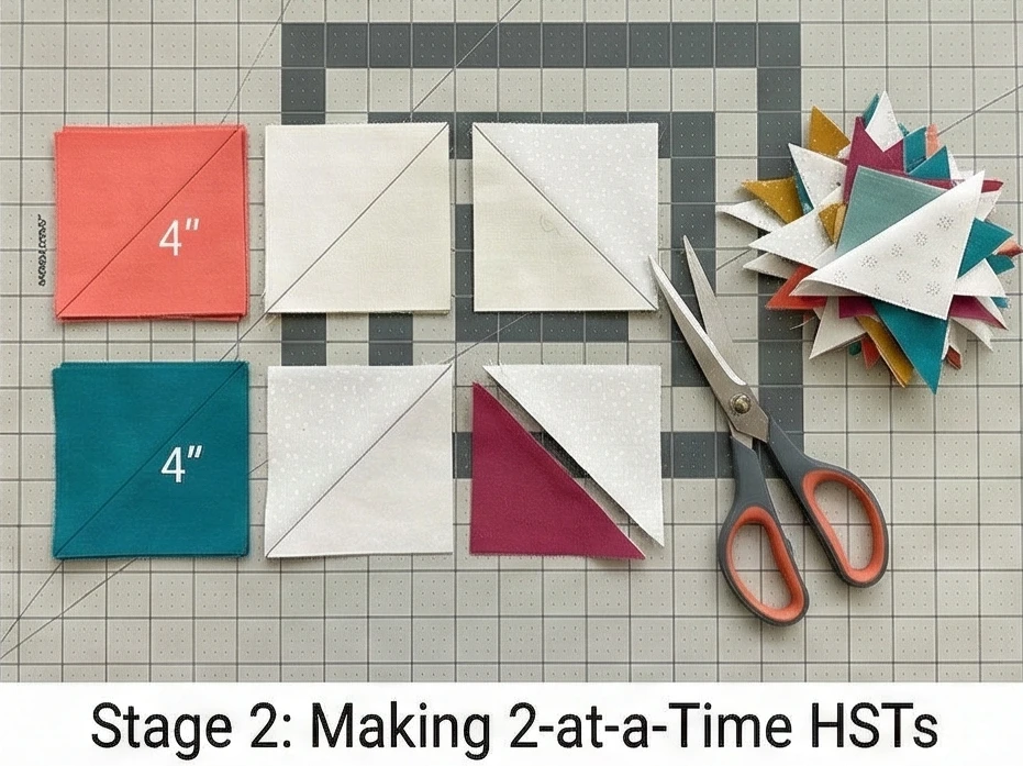 Scrappy Friendship Star Quilt Patterns for a Charming Guest Room