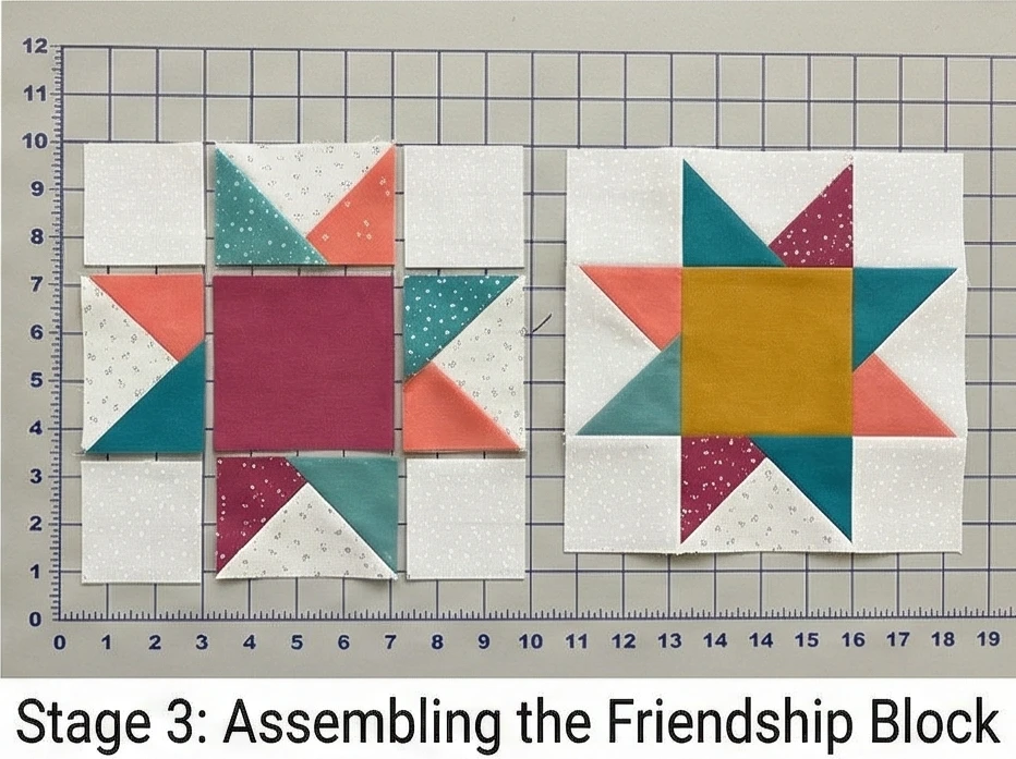 Scrappy Friendship Star Quilt Patterns for a Charming Guest Room