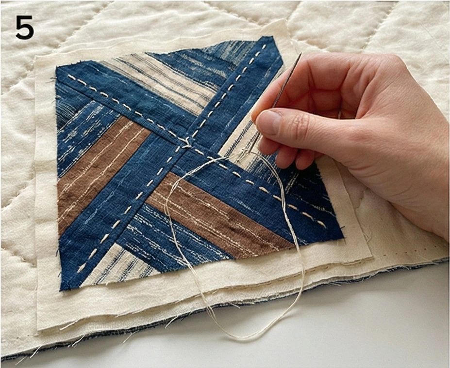 Scrappy Yosegire Patchwork Throws for Rustic Charm