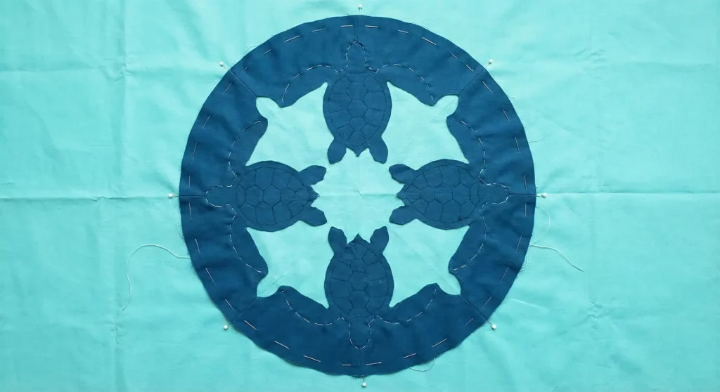 Sea Turtle Motif Hawaiian Quilt Ideas for Throw Blankets