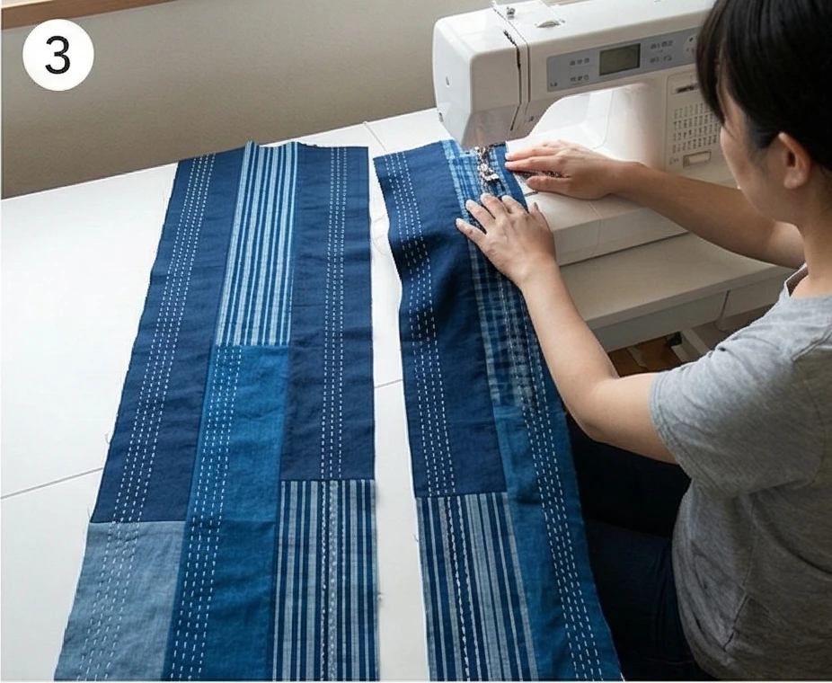 Shonai Patchwork Quilts for Elegant Layered Bedding