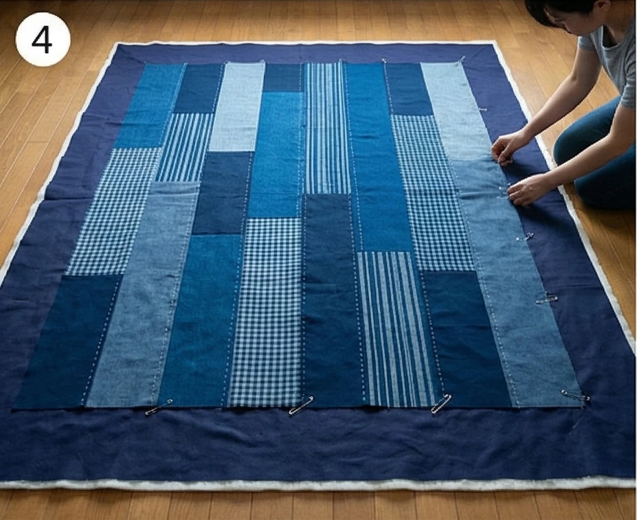 Shonai Patchwork Quilts for Elegant Layered Bedding