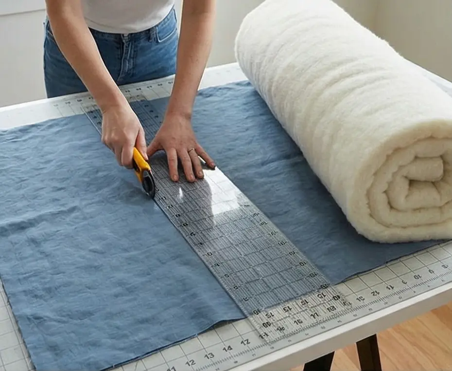 Simple Channel-Quilted Bed Runners for Serene Style