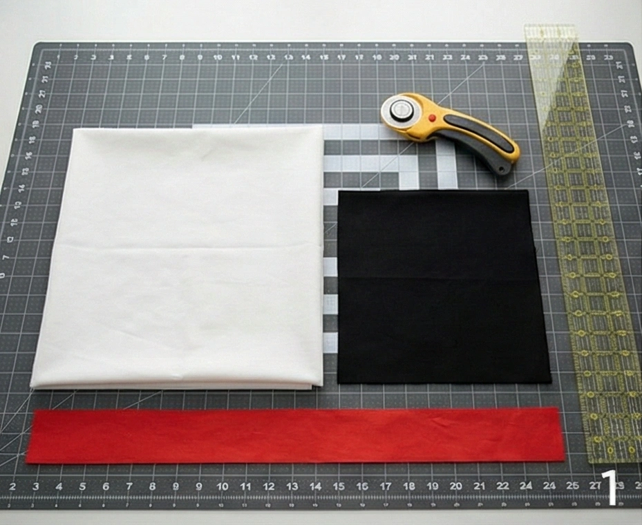 Simple Color Block Quilt for Tying Both Spaces Together