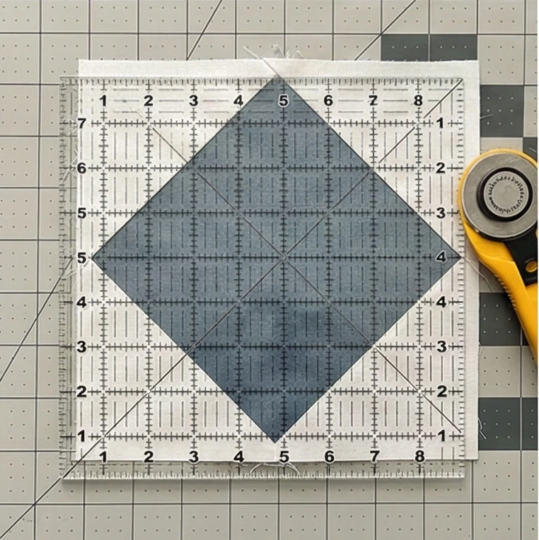 Simple Scandinavian Diamond Quilt for Dining Table Runners