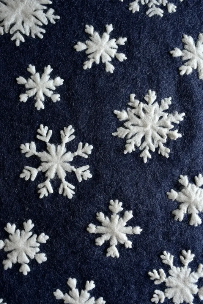 Snowflake Quilt Patterns with Warm Flannel Batting