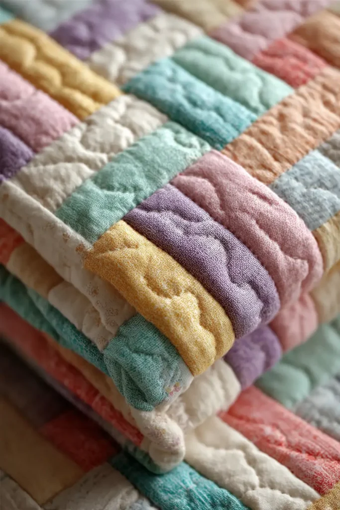 Soft Pastel Jelly Roll Quilt Patterns for Quick Gifts