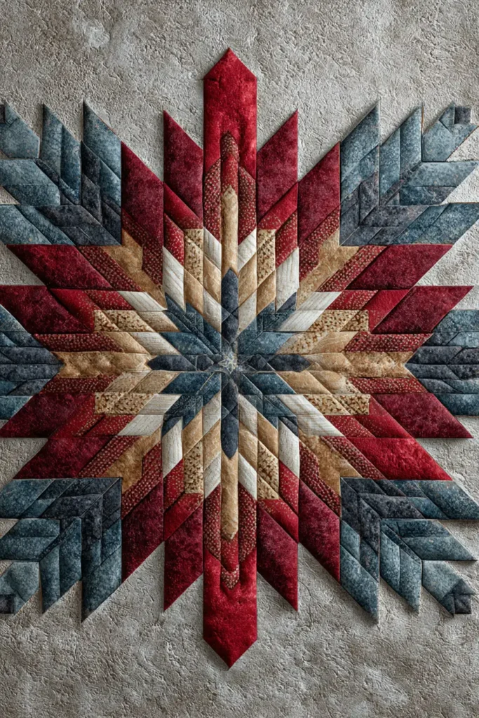 Sophisticated LeMoyne Star Pillow Shams for Comfort