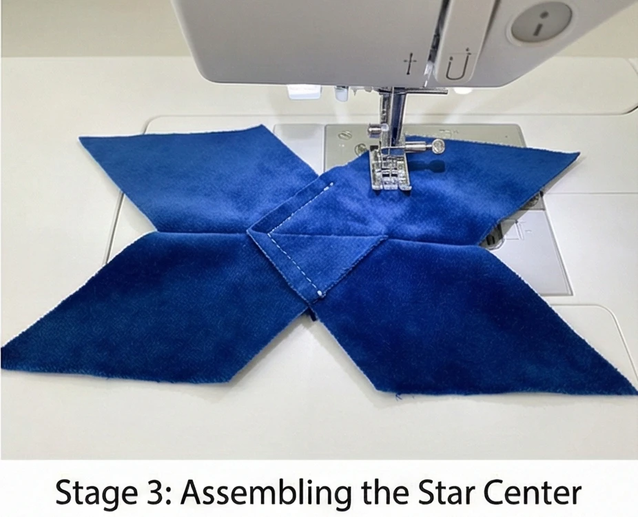 Sophisticated LeMoyne Star Pillow Shams for Comfort