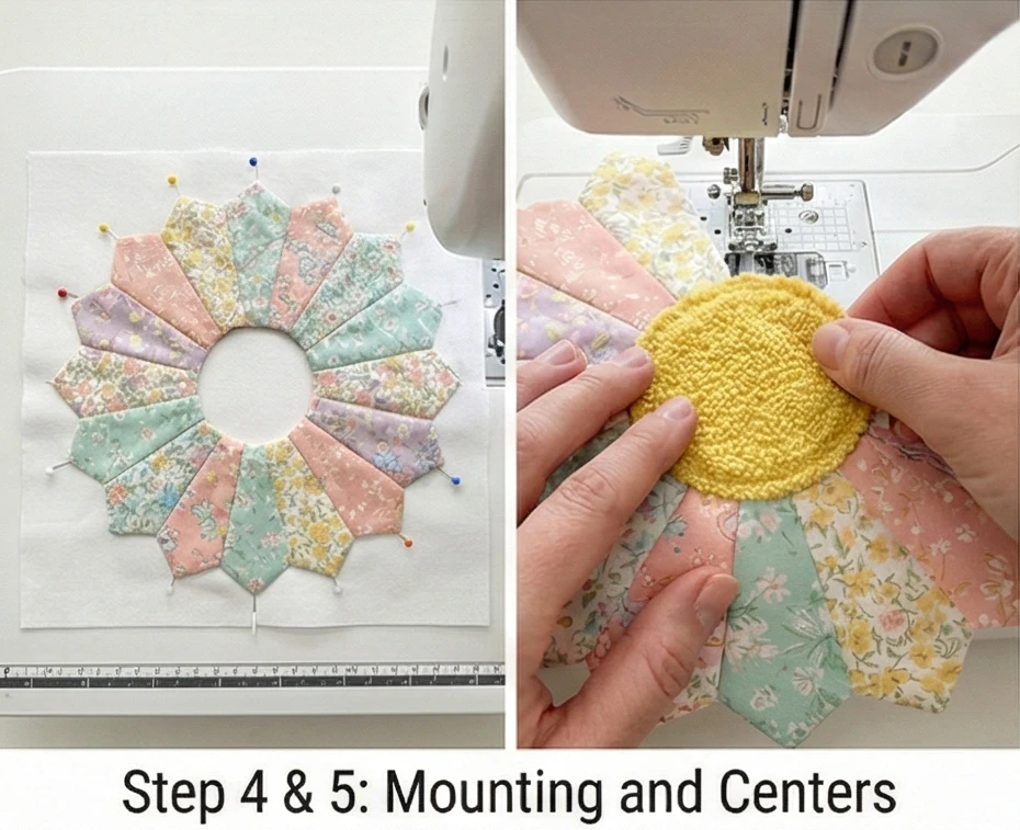 Sweet Floral Appliqué Quilt Designs for a Gentle Touch