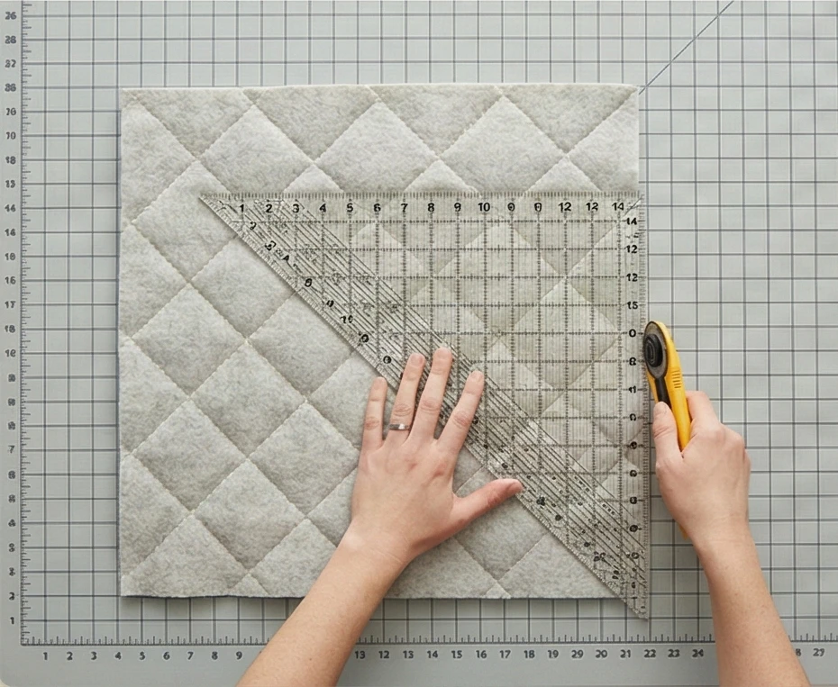 Textured Scandi-Style Quilted Pillow Covers for Living Rooms