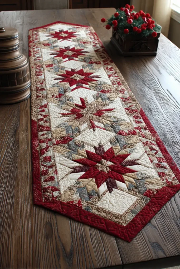 Timeless Star Quilt Table Runners for Dining Room Charm