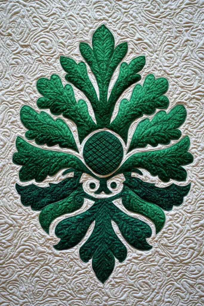 Traditional Hawaiian Quilt Designs with Appliqué