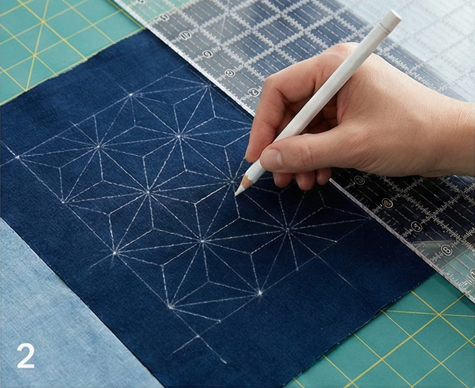 Traditional Sashiko Stitch Bed Covers for Zen Bedrooms