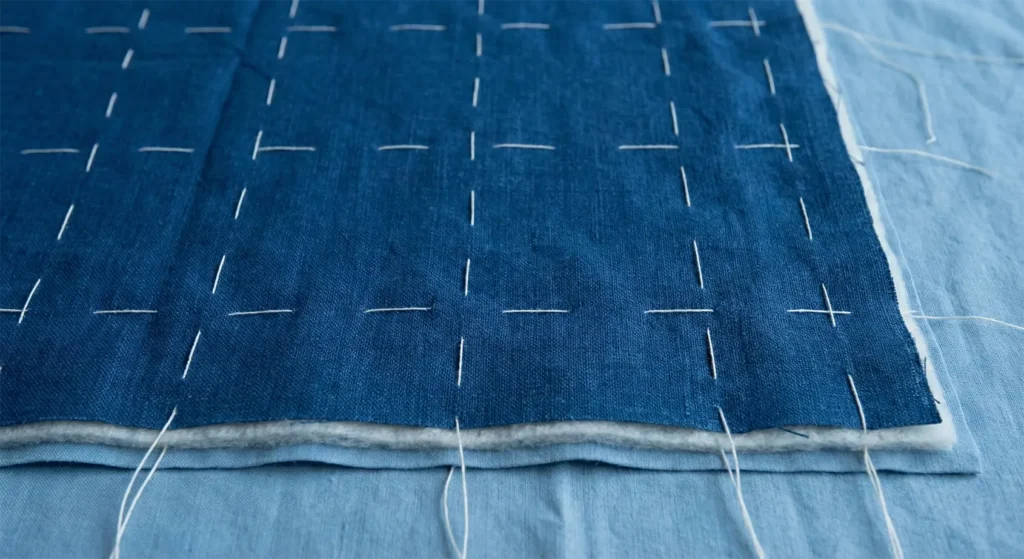 Traditional Sashiko Stitch Patterns for Zen Bed Covers and Throws