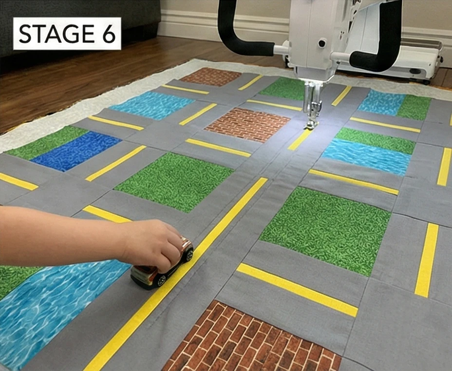 Transportation Quilt Designs Trucks, Trains, and Planes