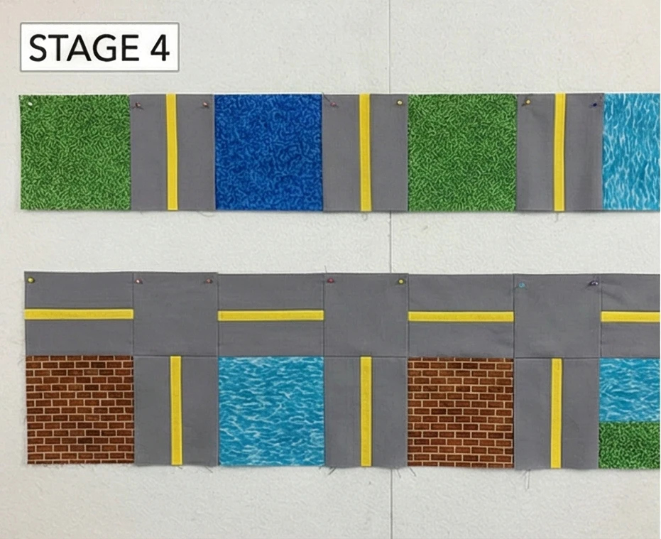 Transportation Quilt Designs Trucks, Trains, and Planes