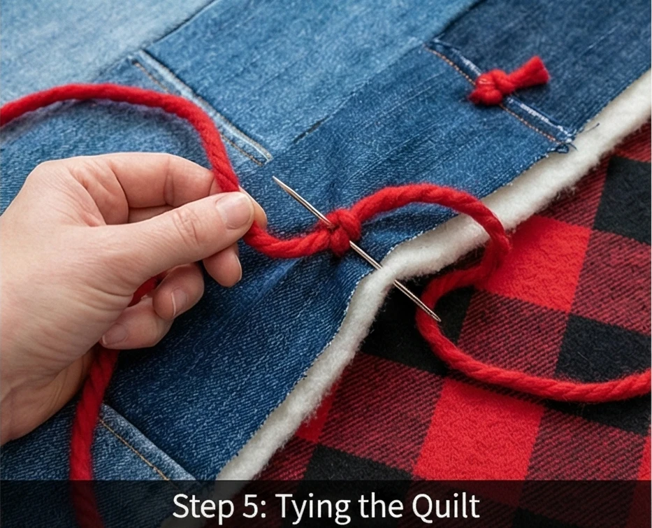 Upcycled Blue Jean Denim Quilt Patterns for Durable Boys' Bedding