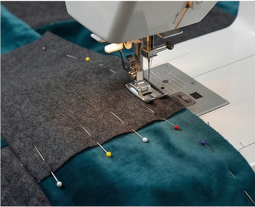 Velvet and Wool Mixed Luxury Throw Quilt Patterns