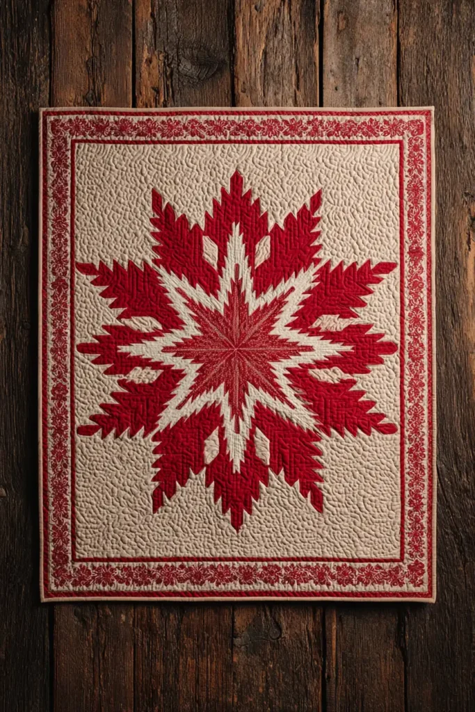 Vintage-Inspired Star Quilt Art Designs for Gallery Walls