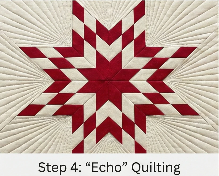 Vintage-Inspired Star Quilt Art Designs for Gallery Walls