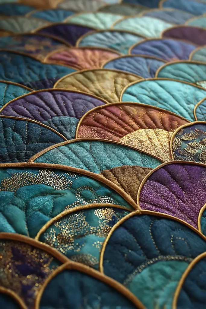 Whimsical Mermaid Scale Quilt Patterns for Under-the-Sea Decor