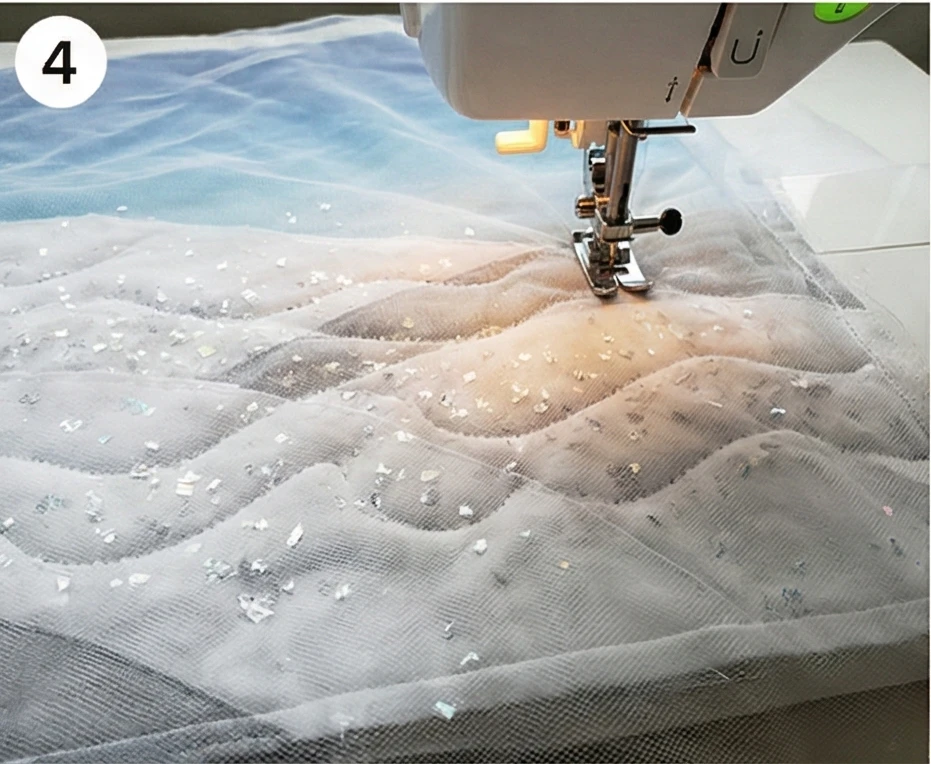 Winter Landscape Art Quilts with Insulated Batting