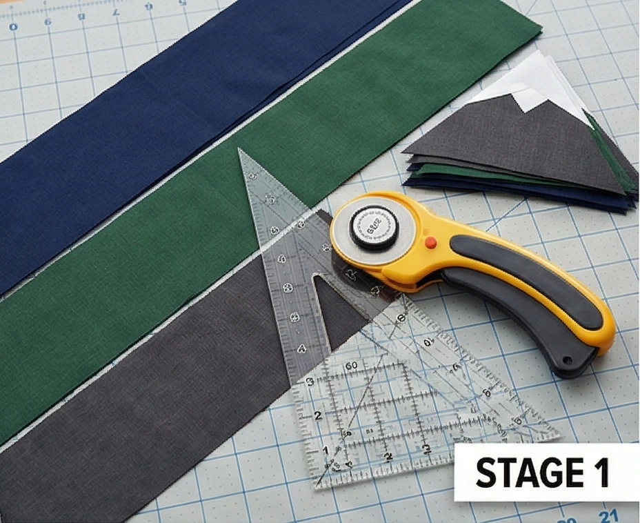 Woodland Bear and Mountain Quilt Themes for Nature Lovers