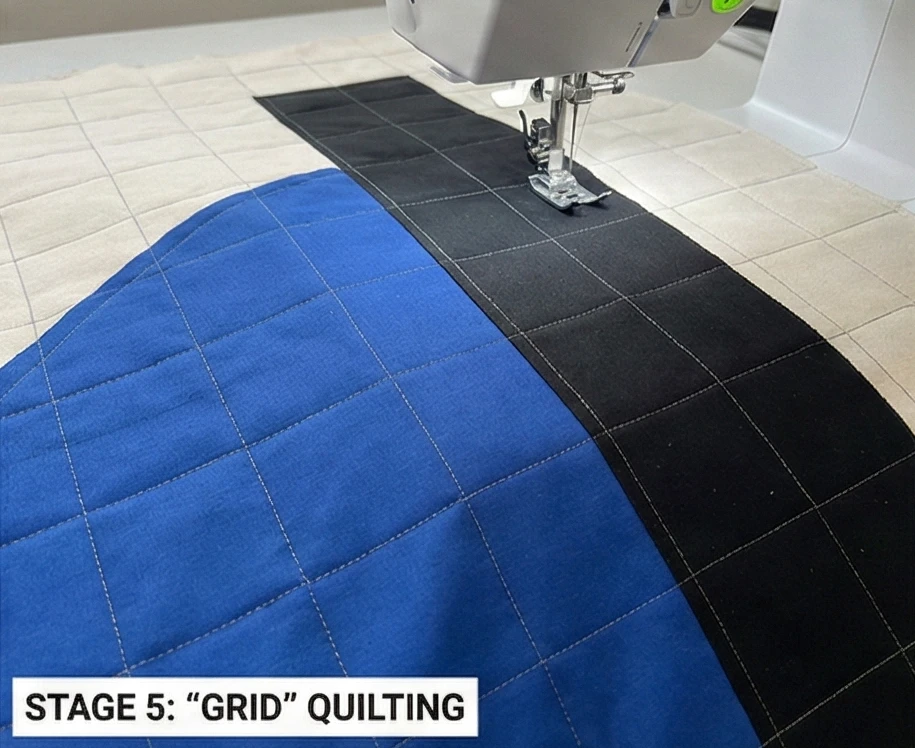 Architectural Graphic Quilt Throws for Stylish Living Rooms