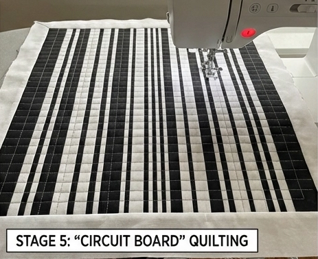 Asymmetrical Strip Quilt Designs for Unique Table Toppers