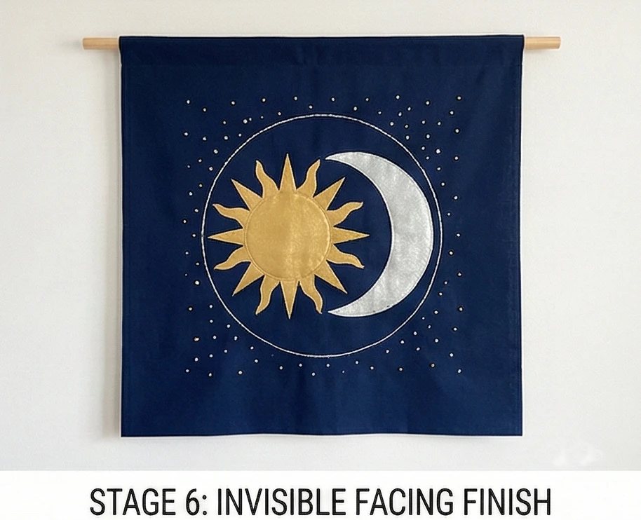 Celestial Sun and Moon Quilt Patterns for Mystical Wall Art