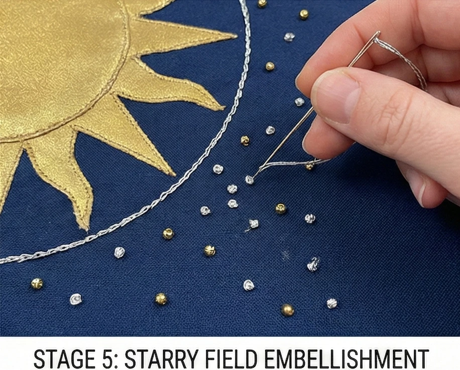 Celestial Sun and Moon Quilt Patterns for Mystical Wall Art