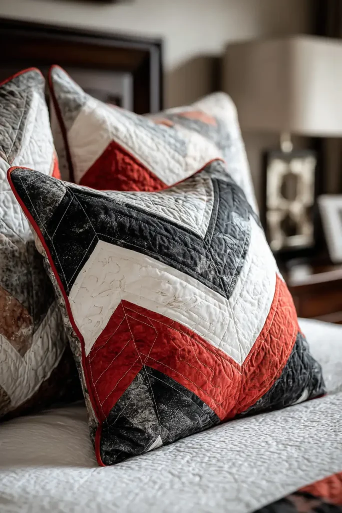 Sophisticated Striped Jelly Roll Bed Runners for a Layered Look