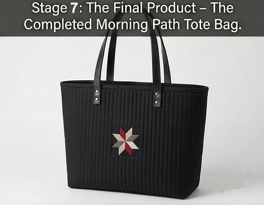 Chic Lakota Star Quilt Pattern Tote Bags for Everyday Elegance