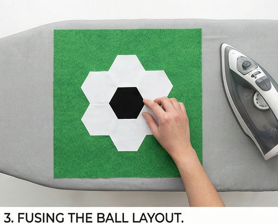 Comfortable Soccer Star Quilt Patterns for Pillow Covers