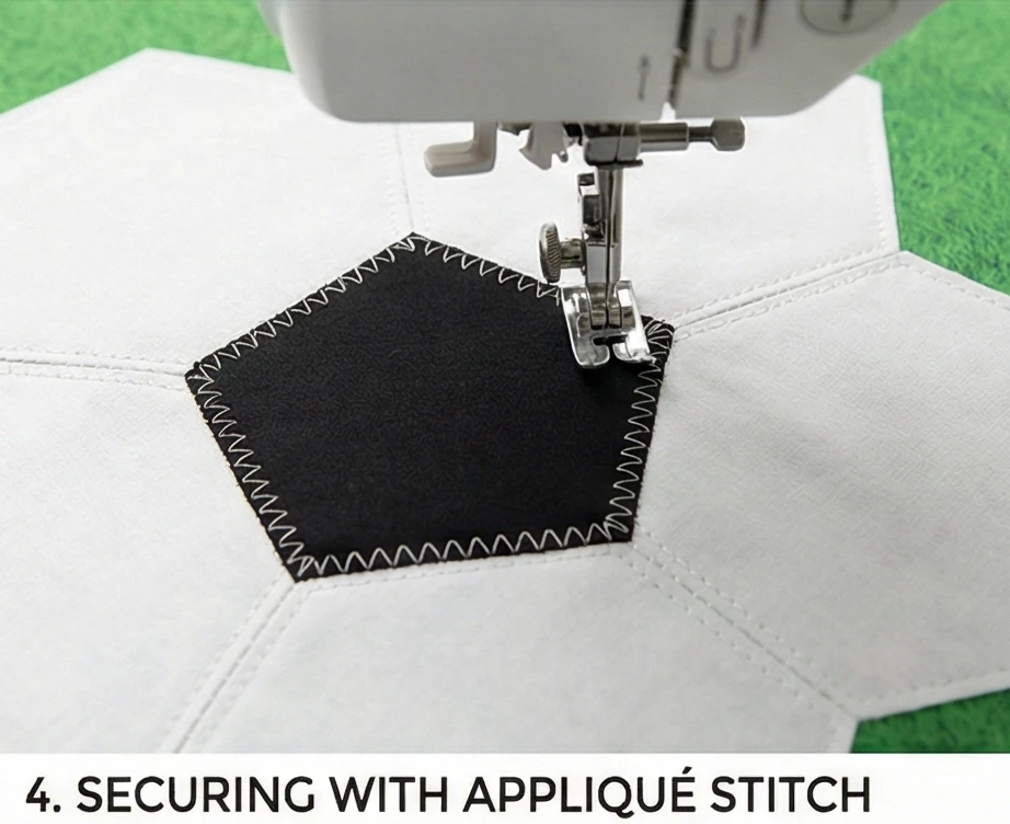 Comfortable Soccer Star Quilt Patterns for Pillow Covers