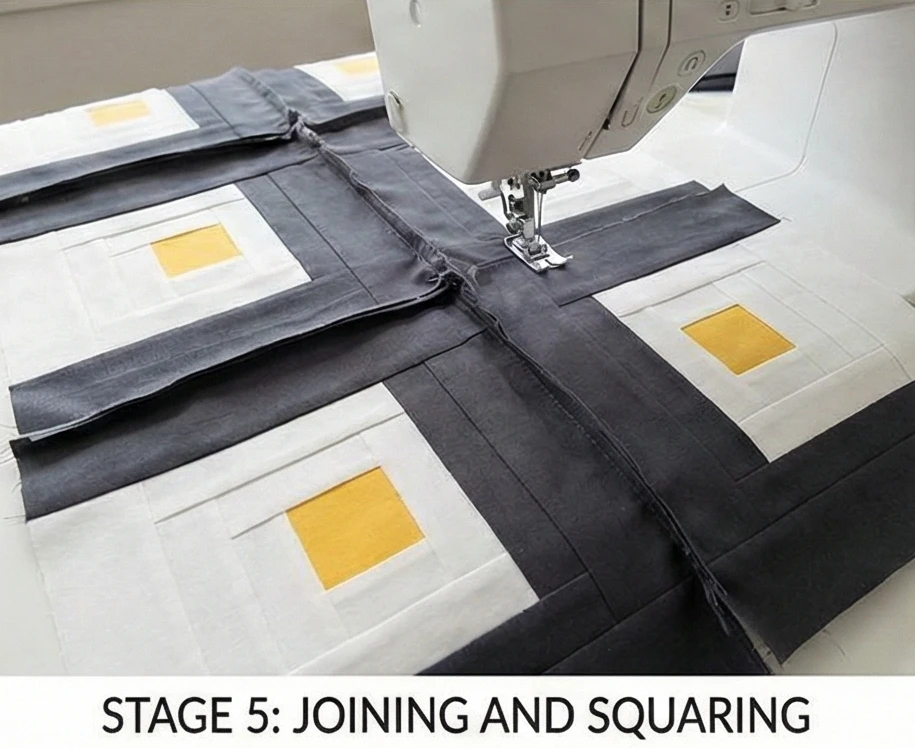 Contemporary Log Cabin Variations for Modern Sofas