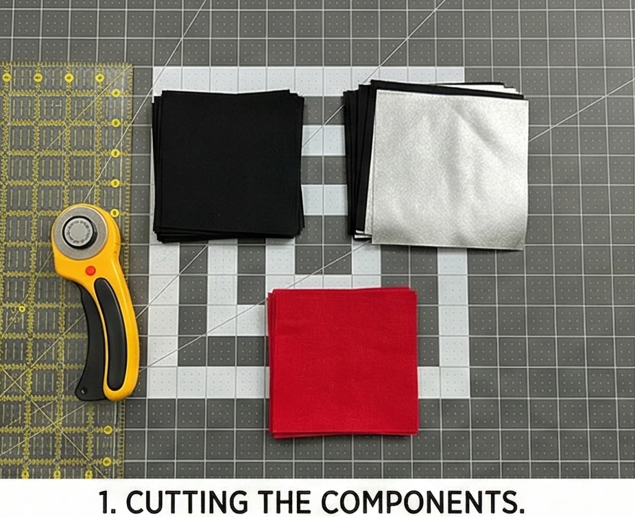 Cool Ninja Warrior Quilt Patterns for Boys' Pillow Accents