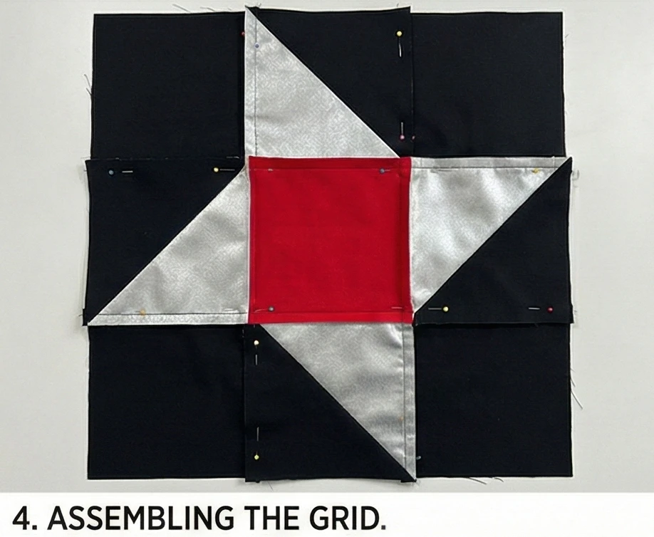 Cool Ninja Warrior Quilt Patterns for Boys' Pillow Accents