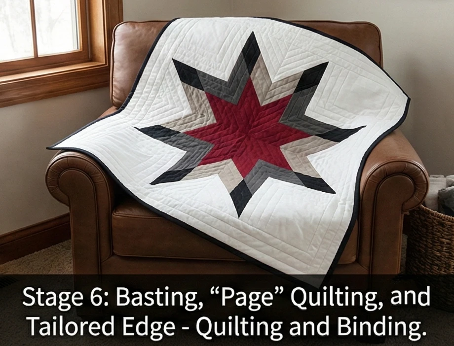 Cozy Lakota Star Lap Quilts for Relaxing Reading Nooks