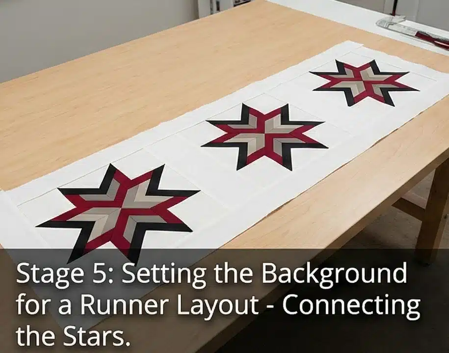 Cozy Lakota Star Quilted Bed Runners for Layered Bedding Elegance