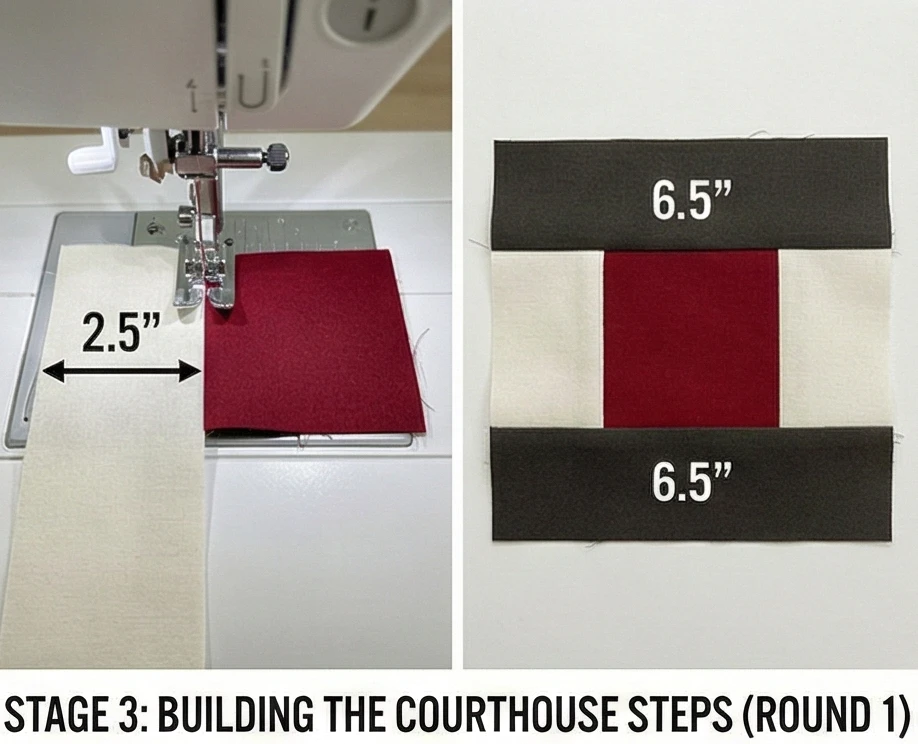 Cozy Log Cabin Jelly Roll Quilts for Inviting Guest Rooms