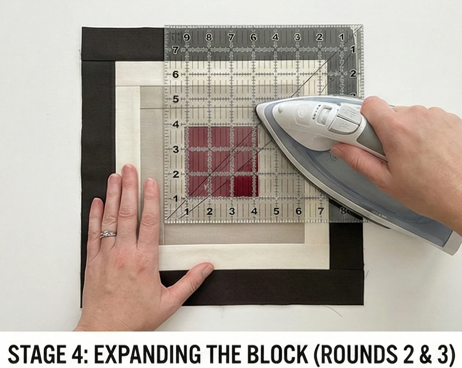 Cozy Log Cabin Jelly Roll Quilts for Inviting Guest Rooms