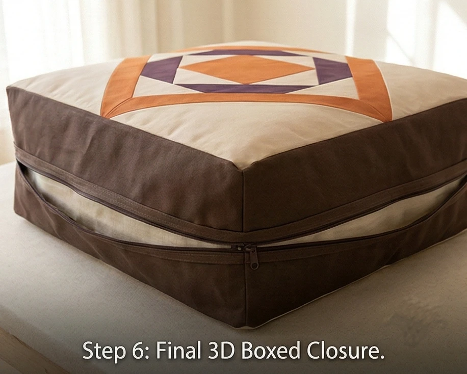 Cozy Quilted Navajo Floor Pillows for Relaxed Open Concept Spaces