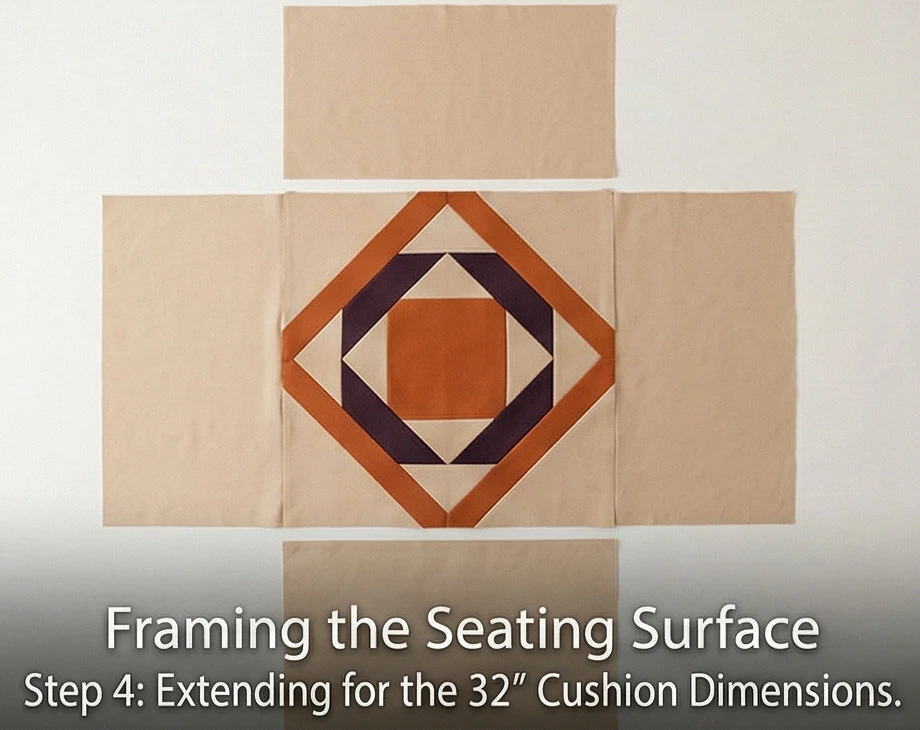 Cozy Quilted Navajo Floor Pillows for Relaxed Open Concept Spaces