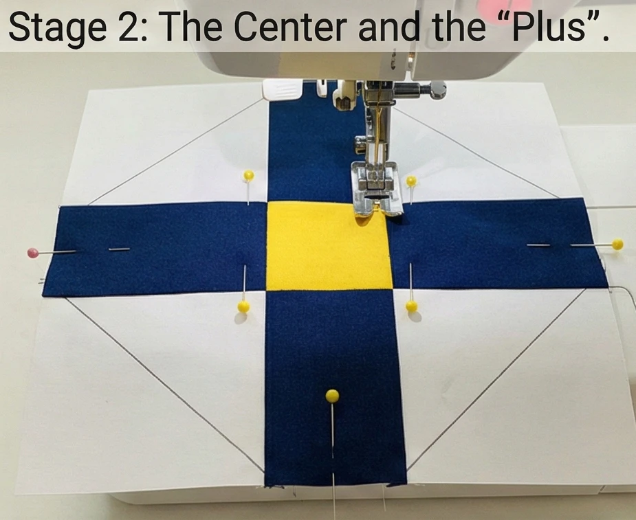 DIY Log Cabin Quilted Pillow Covers for a Cozy Bed