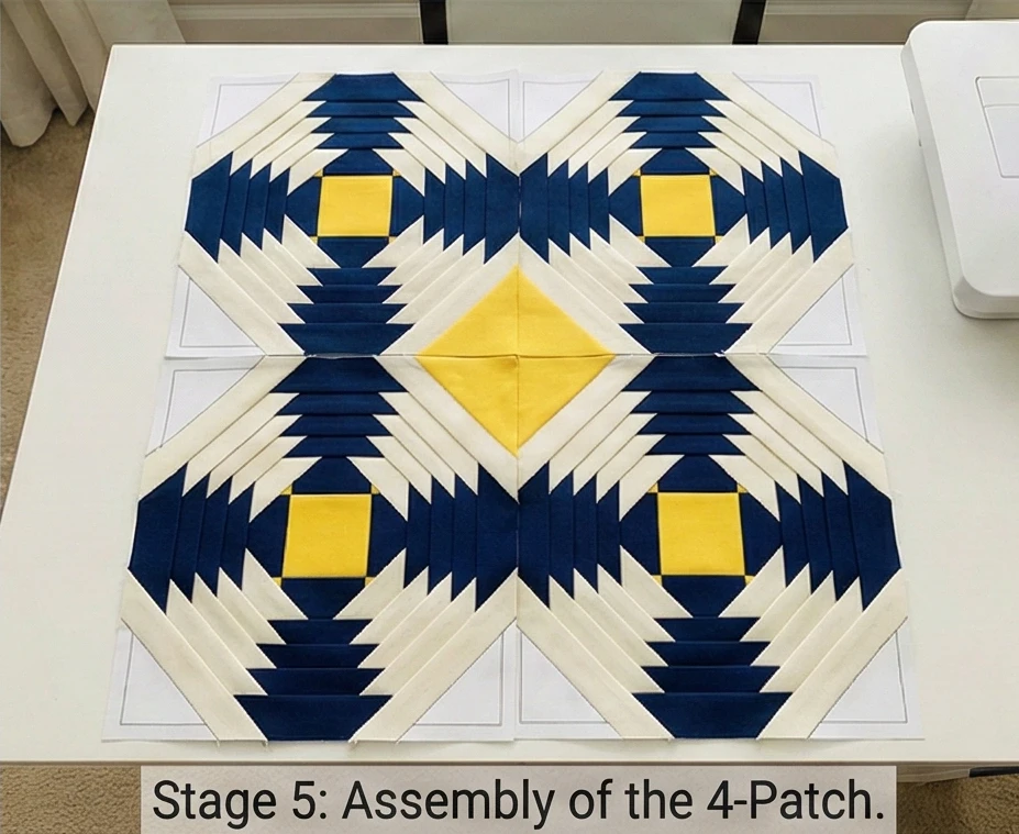 DIY Log Cabin Quilted Pillow Covers for a Cozy Bed